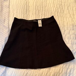 LOFT Classic Black A-Line Skirt